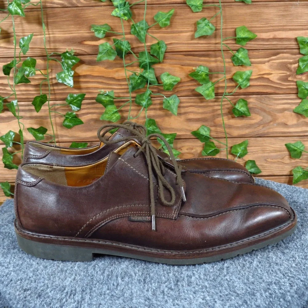 Mephisto Gaetan Men Casual Oxford Shoe Size 11 Walking Comfort‎ Brown Leather